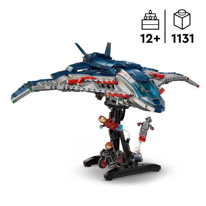 LEGO 76325 Marvel Vengadores: La Era de Ultrón Quinjet - Juguete de construcción para niños 10+ años 1 LEGO 76325 Marvel Vengadores: La Era de Ultrón Quinjet - Juguete de construcción para niños 10+ años 1