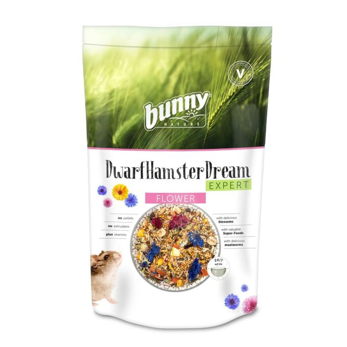 Bunny Nature Alimento Sueño Expert Hamster Enano Flores 500 gr