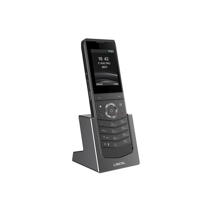 Fanvil W611W V2 Teléfono IP Móvil Inalámbrico Negro con Wi-Fi 6, Bluetooth 5.0, 4 Líneas, IP67 y Pantalla 2.4"