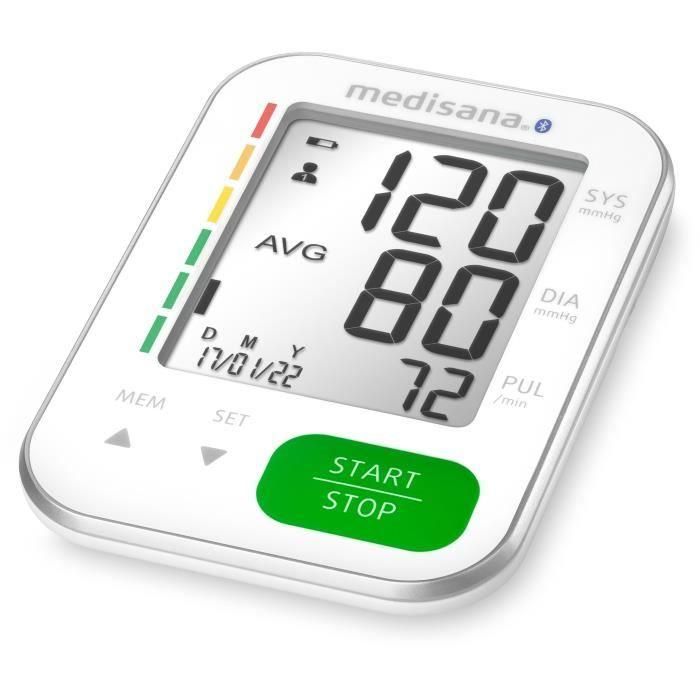 Medisana BU 570 Tensiómetro Conectado Bluetooth - Detección Arritmias, Pantalla Grande Dígito XXL, Diseño Delgado, 240 Memorias 4 Medisana BU 570 Tensiómetro Conectado Bluetooth - Detección Arritmias, Pantalla Grande Dígito XXL, Diseño Delgado, 240 Memorias 4
