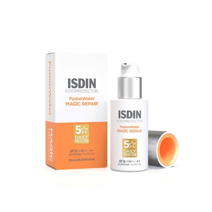 Protector Solar Facial Isdin Fusion Water Magic Glow Spf 50 50 ml