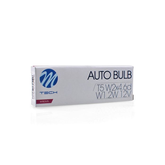Lámpara M-Tech 12 V-1.2 W T5 | 10 Unidades MTECZ29 2 Lámpara M-Tech 12 V-1.2 W T5 | 10 Unidades MTECZ29 2