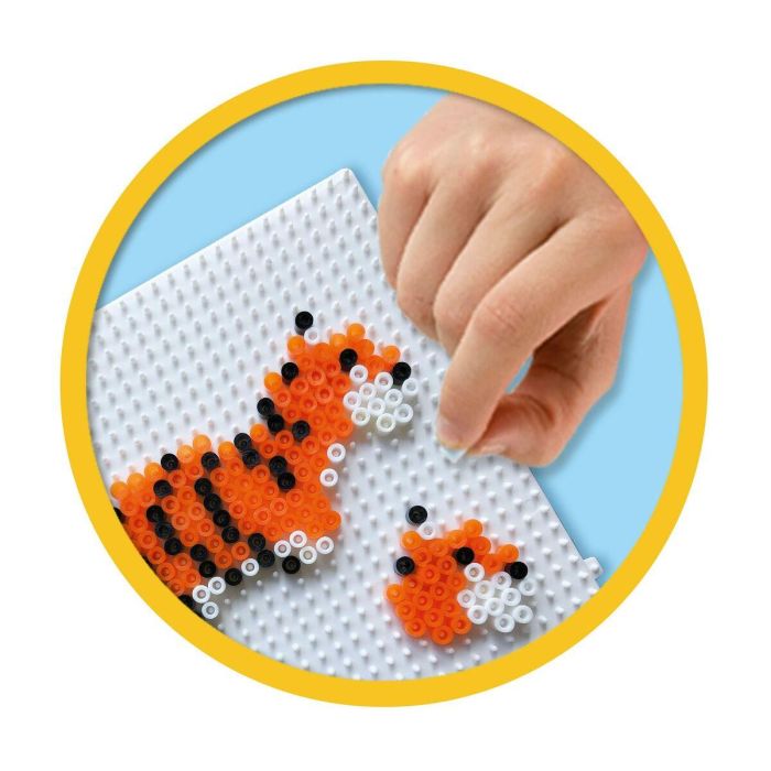 SES CREATIVE AAAAR50280 Cuentas termoadhesivas Animales de safari para crear elefante, tigre o cocodrilo en 3D 2 SES CREATIVE AAAAR50280 Cuentas termoadhesivas Animales de safari para crear elefante, tigre o cocodrilo en 3D 2