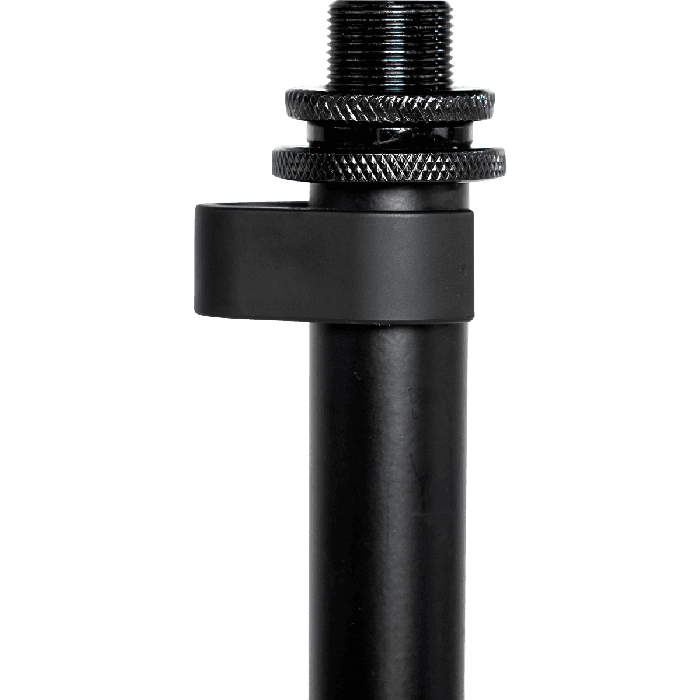 SBG Soporte de Micrófono Recto de Suelo con Base Redonda 30cm | Altura Ajustable 889-1625mm | Acero Negro 3