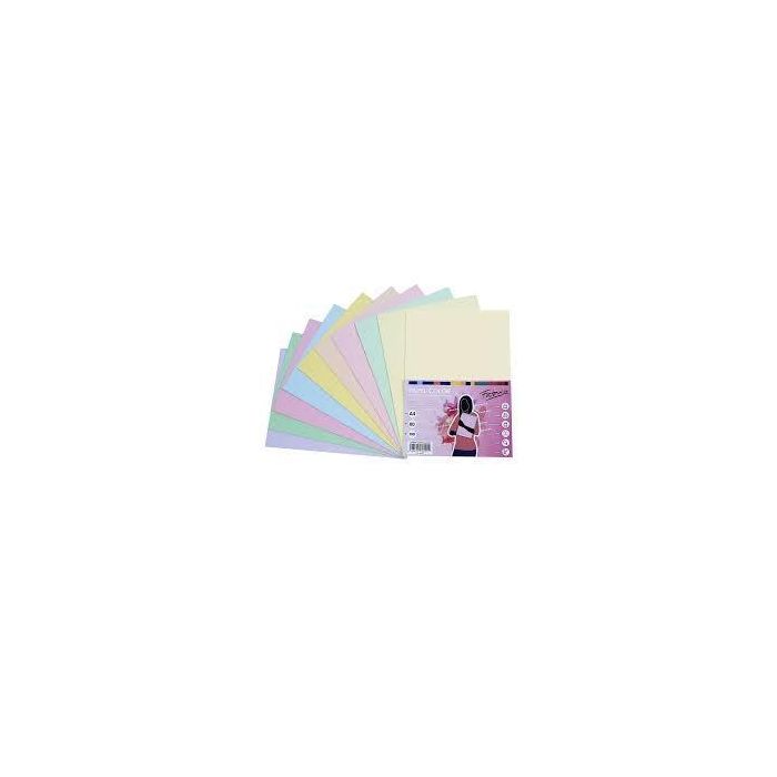 Fabrisa Papel Din A4 80 gr Inkjet-Láser Paquete 100H Retractilado 10 Colores Pastel Fabrisa Papel Din A4 80 gr Inkjet-Láser Paquete 100H Retractilado 10 Colores Pastel