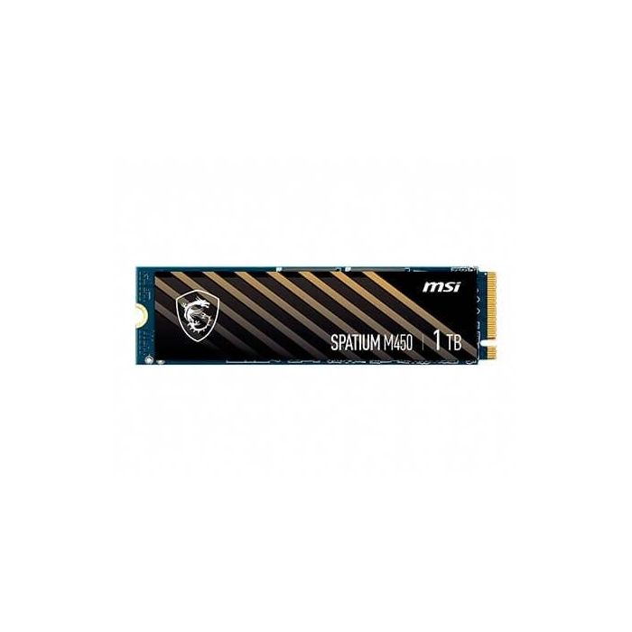 MSI SPATIUM M450 Disco Duro SSD M.2 Interno 1TB PCIe 4.0 3600MB/s Lectura 3000MB/s Escritura MSI SPATIUM M450 Disco Duro SSD M.2 Interno 1TB PCIe 4.0 3600MB/s Lectura 3000MB/s Escritura