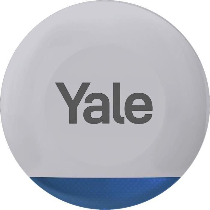 Yale YAL1745589372828 Sirena de exterior para alarma inteligente – 100 dB y luces LED intermitentes – Gris 0 Yale YAL1745589372828 Sirena de exterior para alarma inteligente – 100 dB y luces LED intermitentes – Gris 0
