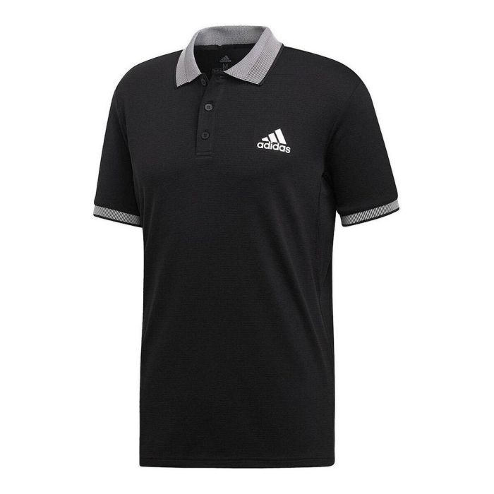 Polo de Manga Corta Hombre Adidas CLUB SOLID POLO DX1806 Negro Poliéster Hombre XS