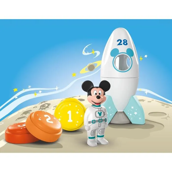 Playmobil 71771 Mickey Astronauta con Cohete Disney, 5 Piezas, Juguete para Niños y Niñas a Partir de 12 Meses 1