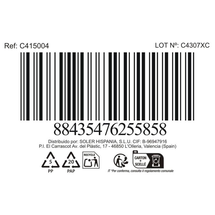 La Mediterranea Plato Llano 27 cm Colección Felit (18 Unidades) 1