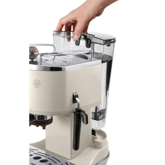 Delonghi ECOV 310.BG Máquina de Espresso Icona Vintage Classic, 15 Bares, 1100W, Beige Brillante 2