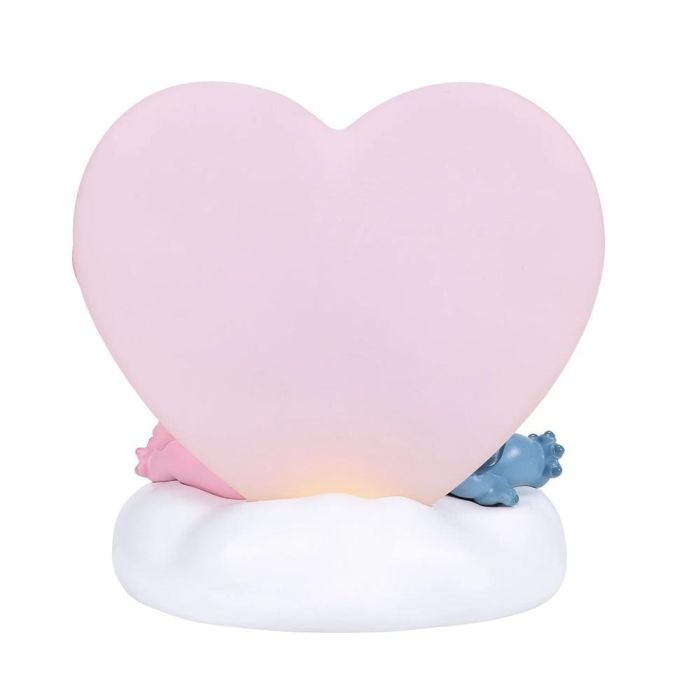 Enesco Figura Iluminada Disney Stitch y Angel Colección Grand Jester con Corazón que se Ilumina 2 Enesco Figura Iluminada Disney Stitch y Angel Colección Grand Jester con Corazón que se Ilumina 2