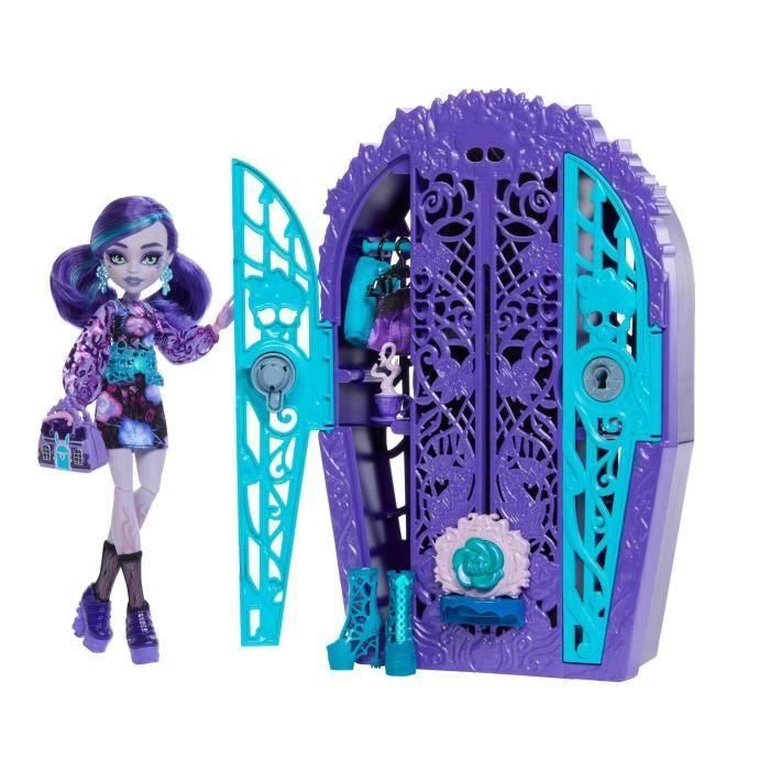 Mattel Muñeca Monster High Twyla con Armario, Ropa y Accesorios 0 Mattel Muñeca Monster High Twyla con Armario, Ropa y Accesorios 0