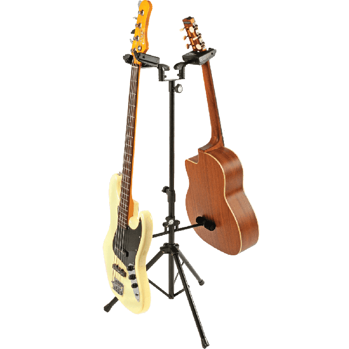 Soporte Guitarra/Bajo Dual Universal Con Autobloqueo De Seguridad 2 Soporte Guitarra/Bajo Dual Universal Con Autobloqueo De Seguridad 2