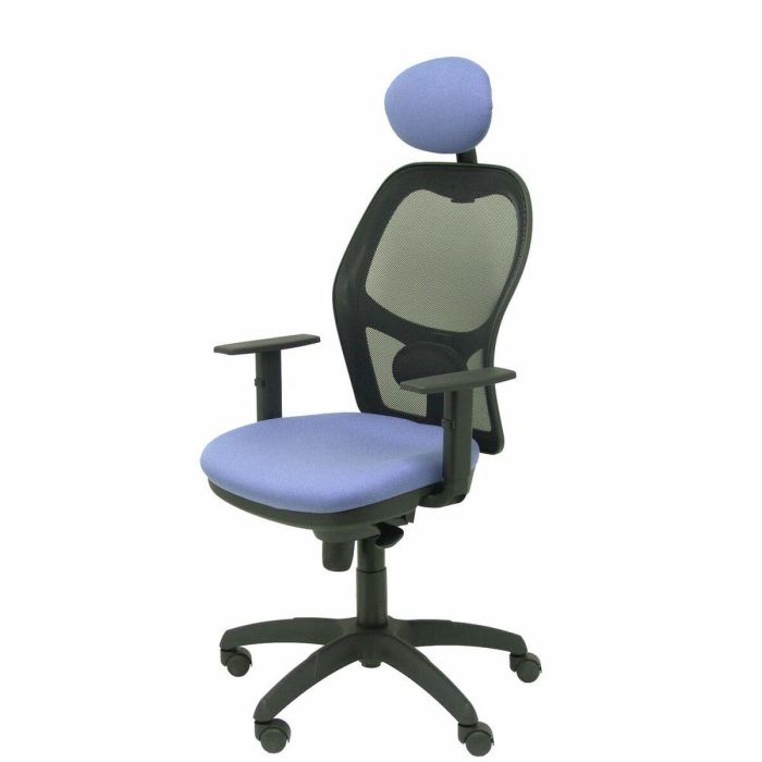 Silla de Oficina con Cabecero Jorquera P&C ALI261C Azul 3 Silla de Oficina con Cabecero Jorquera P&C ALI261C Azul 3