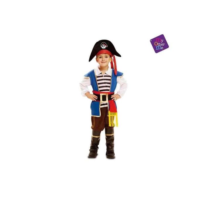Disfraz bebé pequeño pirata talla 12-24 meses 4 Disfraz bebé pequeño pirata talla 12-24 meses 4