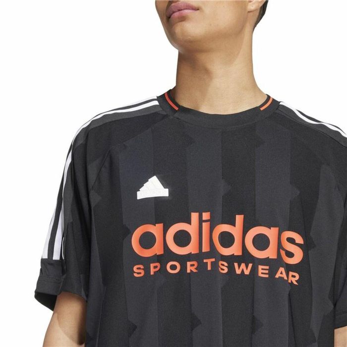 Camiseta de Manga Corta Hombre Adidas House Of Tiro Jacquard Jersey Negro 1