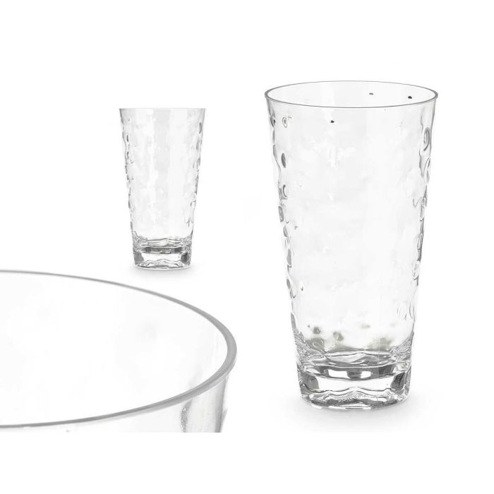 Leknes Vaso Alto Plástico Puntos 580 ml Transparente 9x16.1x9 cm (24 Unidades) Leknes Vaso Alto Plástico Puntos 580 ml Transparente 9x16.1x9 cm (24 Unidades)