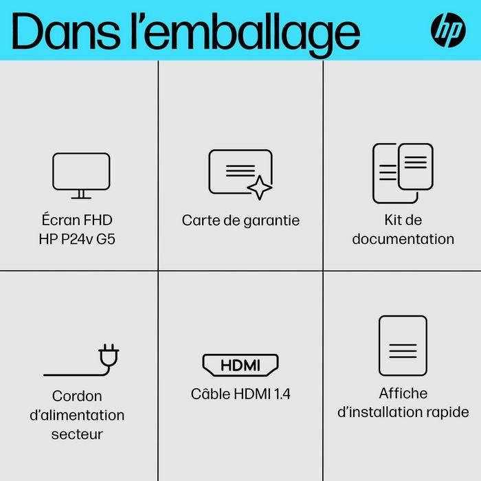 HP HP P24v G5 FHD Monitor 7 HP HP P24v G5 FHD Monitor 7