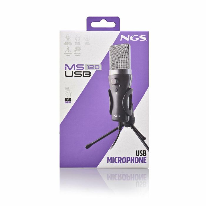 Micrófono NGS MS120USB Negro 5