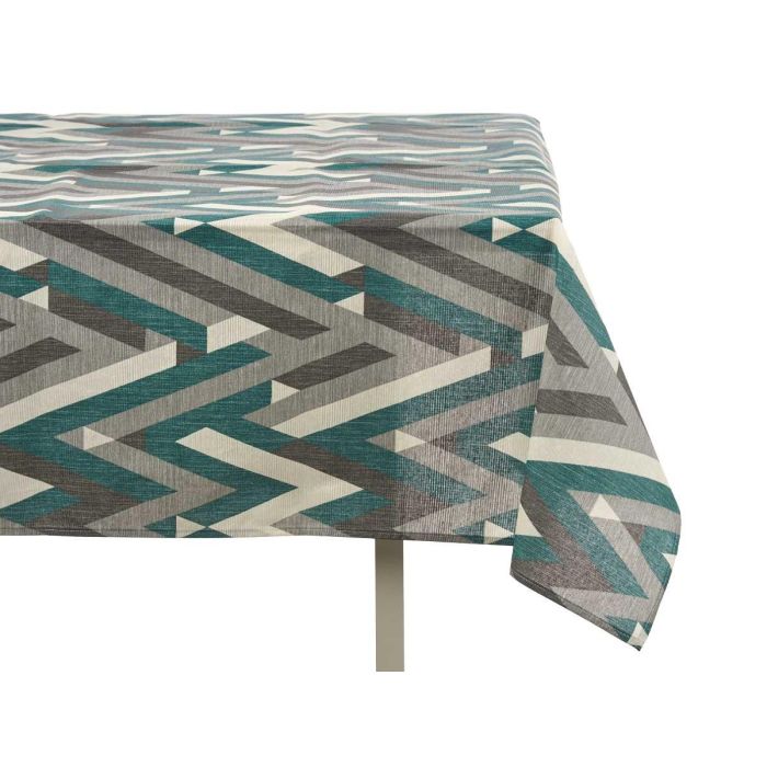 Mantel Loneta Antimanchas Kinvara 140x180 cm Rayas Gris - Resina Poliéster Algodón (10 Unidades) 1 Mantel Loneta Antimanchas Kinvara 140x180 cm Rayas Gris - Resina Poliéster Algodón (10 Unidades) 1