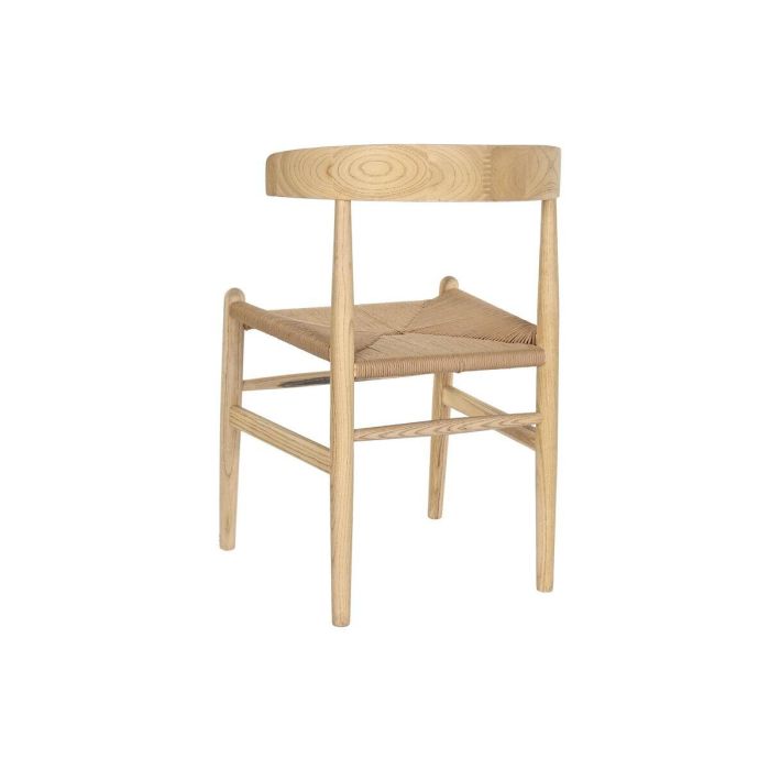 Silla de Comedor DKD Home Decor Natural 55 x 46 x 80 cm 2 Silla de Comedor DKD Home Decor Natural 55 x 46 x 80 cm 2