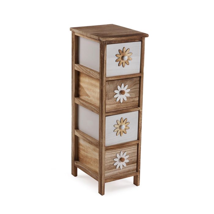 Cajonera 4 Cajones Verdor 26X32X81 Versa Cajonera 4 Cajones Verdor 26X32X81 Versa