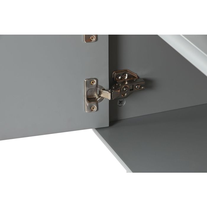 DKD Home Decor Mueble TV Urban Gris MDF y PU 140 x 55 x 40 cm 4