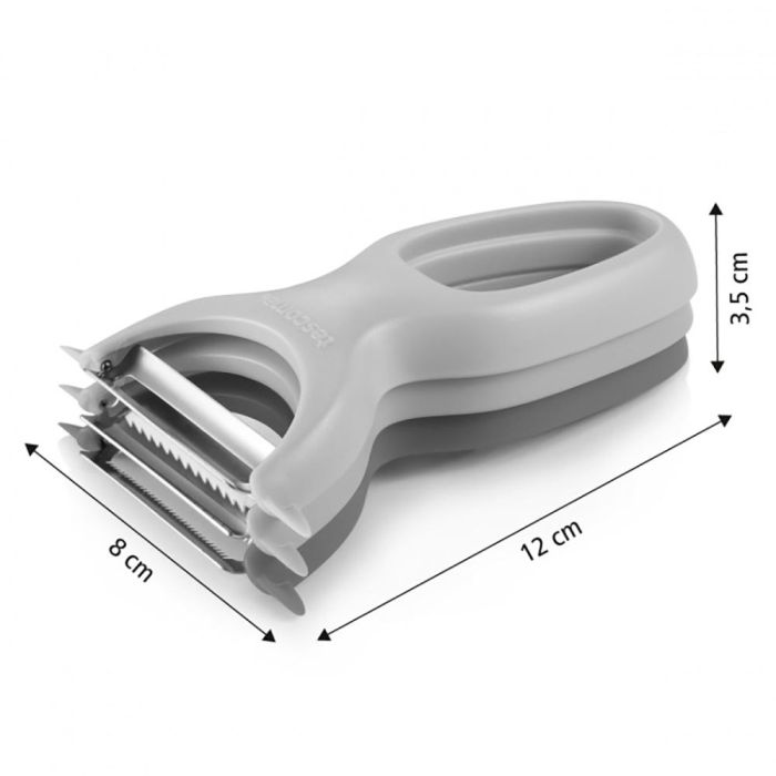 Tescoma Peladores de Verduras Presto Expert 3 uds, Hojas Acero Inoxidable (Recta, Serrada, Juliana), Apilables y Apto Lavavajillas 5 Tescoma Peladores de Verduras Presto Expert 3 uds, Hojas Acero Inoxidable (Recta, Serrada, Juliana), Apilables y Apto Lavavajillas 5