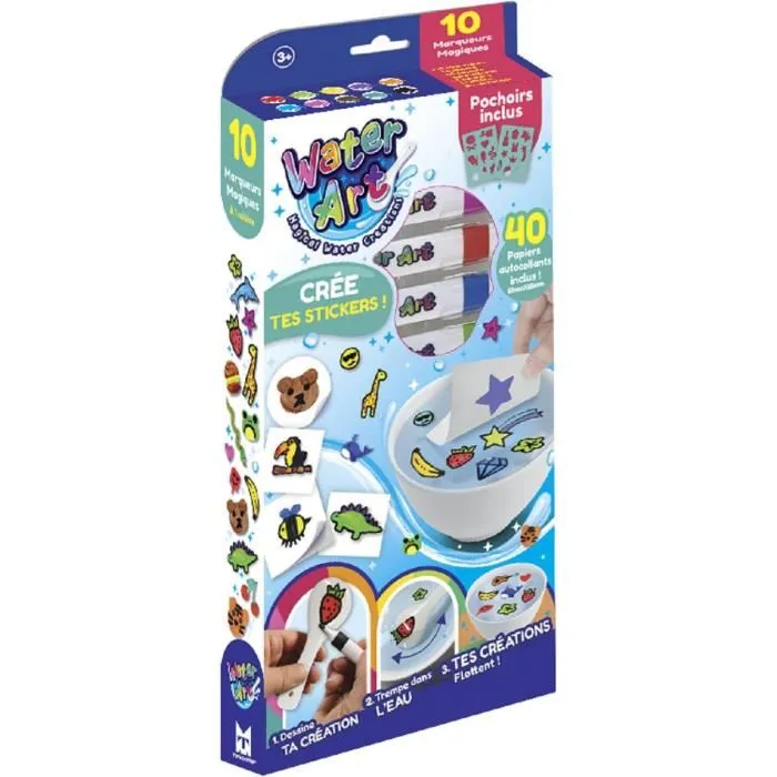 Silverlit Kit de Arte Acuático SIL1711147228791 con Pegatinas para Niños a partir de 3 Años 2