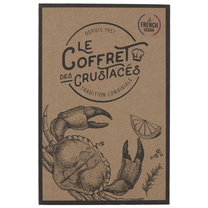 Cook Concept Kit para Crustáceos/Marisco con Pinzas y Pinchos Table en Fête en Caja Elegante 2