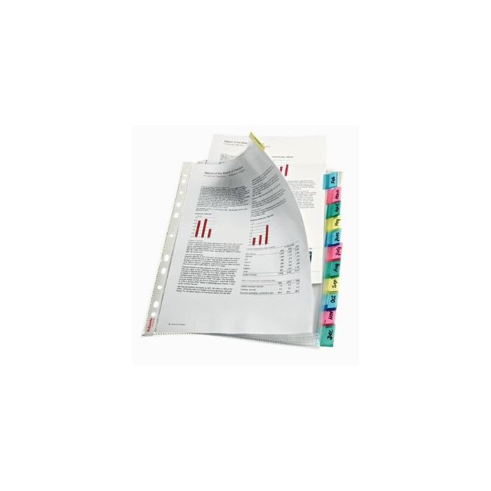 Esselte Funda Multitaladro 11 Pp Cristal A4 85 Micras Con Pestaña Índice Colores Esselte Funda Multitaladro 11 Pp Cristal A4 85 Micras Con Pestaña Índice Colores