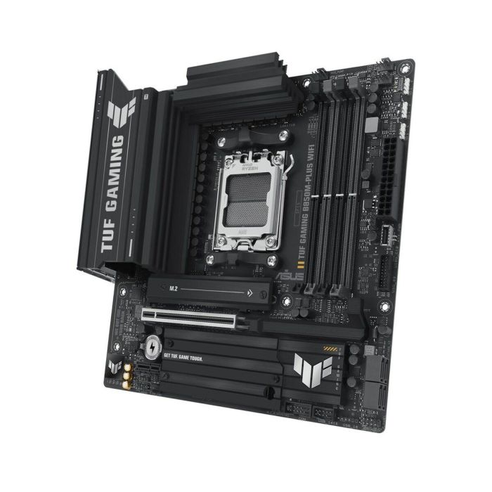 ASUS TUF GAMING B850M-PLUS WiFi Placa Base micro ATX AMD B850 Zócalo AM5 DDR5 para Ryzen 7000/8000/9000 Series Wi-Fi 6E BT 5.3 12