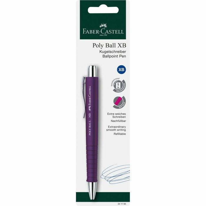 Faber Castell Bolígrafo Poly Ball Xb Recargable Tendencia Rosa Blister 6 Faber Castell Bolígrafo Poly Ball Xb Recargable Tendencia Rosa Blister 6