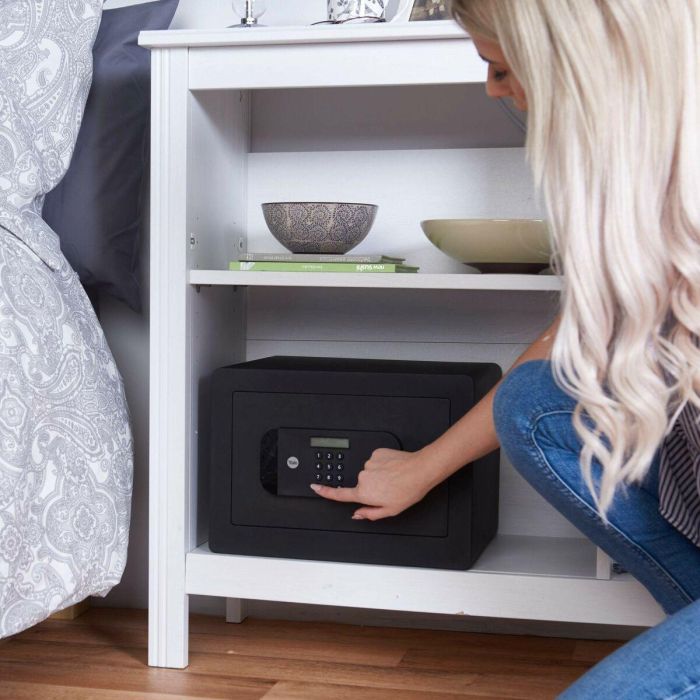 Yale YSEB/250/EB1 Caja fuerte de seguridad electrónica para hogar H.25 x W.35 x D.30 cm (20.5 L) Acero blindado Antitaladro 3