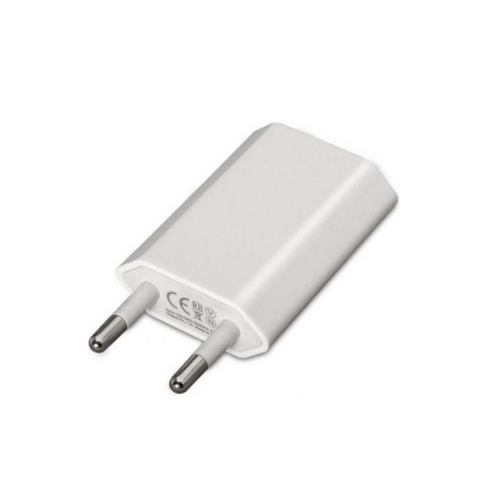 Aisens Mini Cargador USB 5V 1A Blanco para iPhone y iPod 1 Aisens Mini Cargador USB 5V 1A Blanco para iPhone y iPod 1