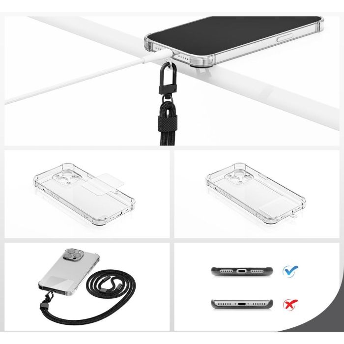4smarts Universal Necklace PhonoLace. schwarz 1