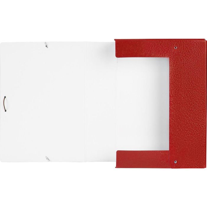 Carpeta Proyectos Liderpapel Folio Lomo 90 mm Carton Gofrado Roja 4