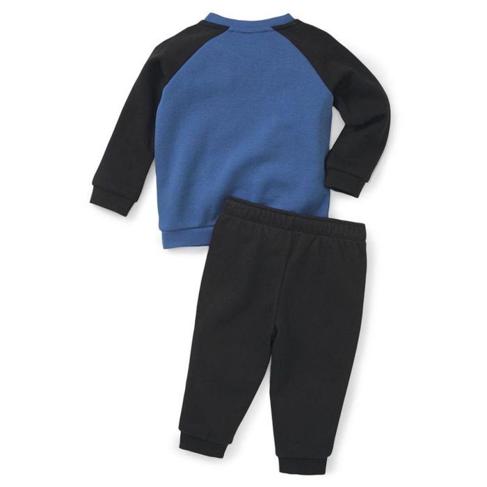 Conjunto Deportivo para Bebé Puma Minicats Essentials Raglan Negro 1