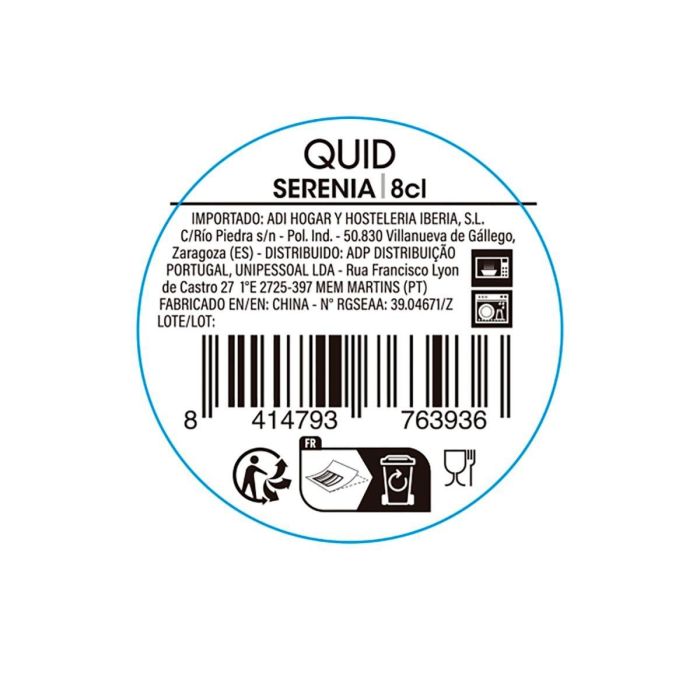 Vaso Bajo Vidrio Serenia Quid 8 cL (24 Unidades) 4 Vaso Bajo Vidrio Serenia Quid 8 cL (24 Unidades) 4