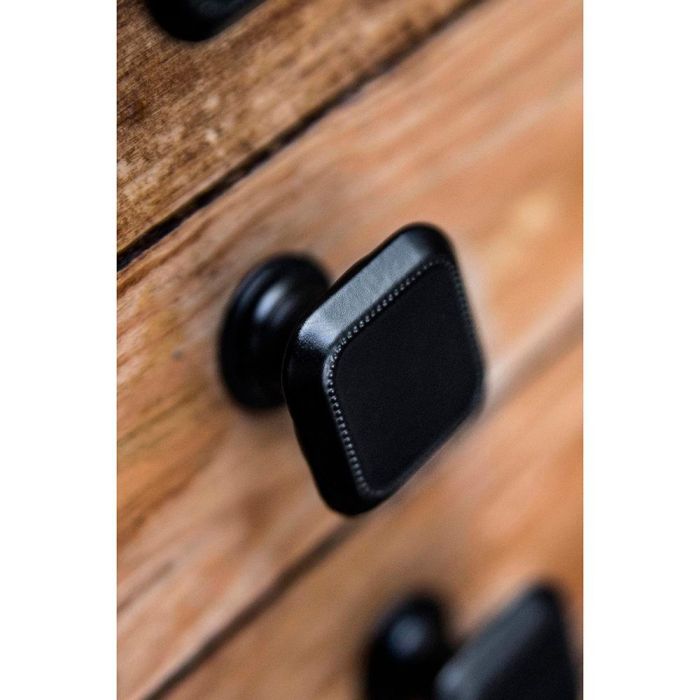Blister con 4 pomos metálicos para mueble, con acabado negro mate mod. 3120 30x30mm rei 3 Blister con 4 pomos metálicos para mueble, con acabado negro mate mod. 3120 30x30mm rei 3