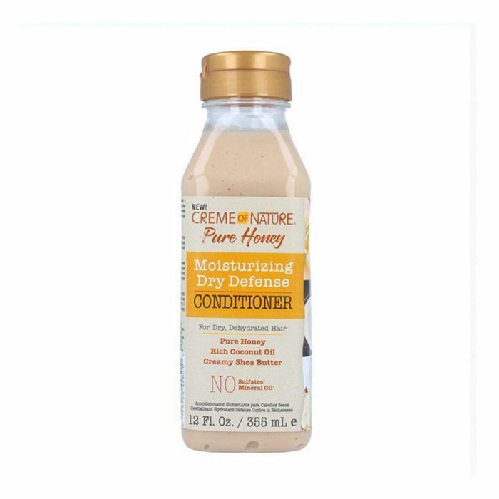 Creme Of Nature PURE HONEY Acondicionador Hidratante para Cabellos Secos con Miel, Coco y Karité 355 ml