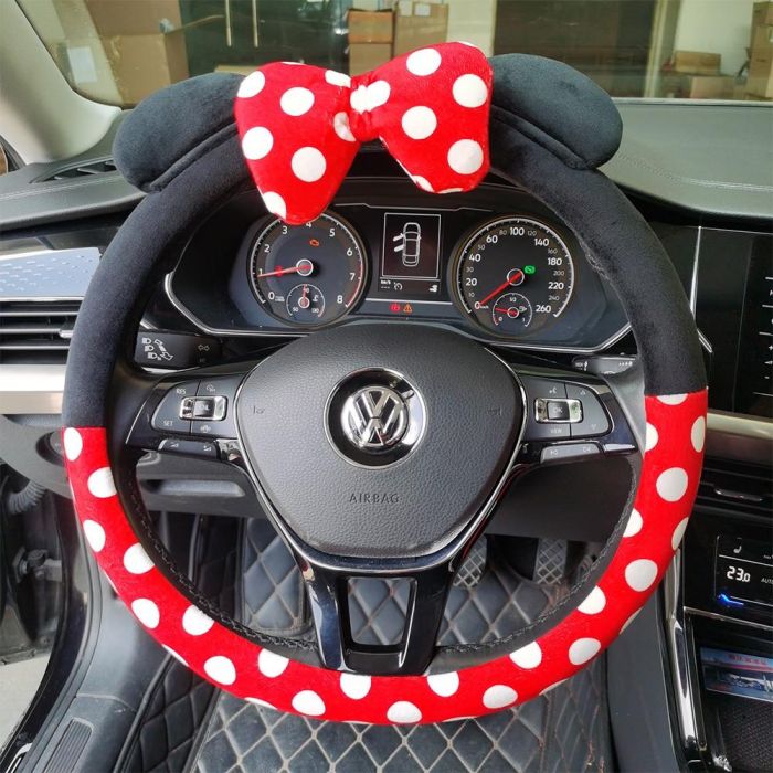 Occ Sport Funda de Volante Anime Female OCCFV0052 Felpa Antideslizante 38cm Cómoda para Coche 2