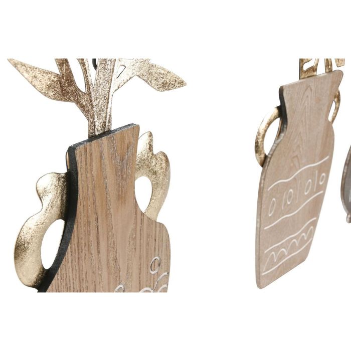 Decoracion Pared Boho DKD Home Decor Natural 2 x 50 x 28.5 cm (4 Unidades) 2 Decoracion Pared Boho DKD Home Decor Natural 2 x 50 x 28.5 cm (4 Unidades) 2