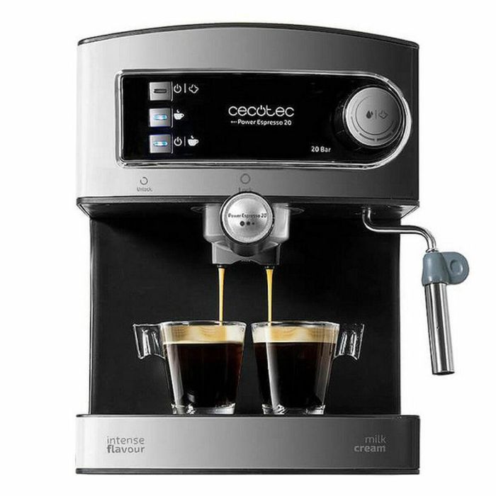 Cafetera Express de Brazo Cecotec Power Espresso 20 1,5 L 850W 1,5 L 0 Cafetera Express de Brazo Cecotec Power Espresso 20 1,5 L 850W 1,5 L 0