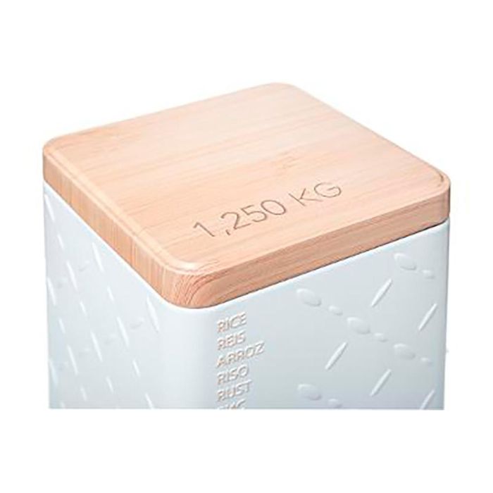 Nature Caja metálica para arroz Scandi nature 1250g - Blanco / beige 1 Nature Caja metálica para arroz Scandi nature 1250g - Blanco / beige 1