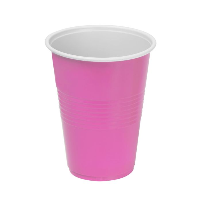Set de 10 Vasos Bicolor Rosa y Blanco 450 ml Algon (18 Cajas) 2 Set de 10 Vasos Bicolor Rosa y Blanco 450 ml Algon (18 Cajas) 2