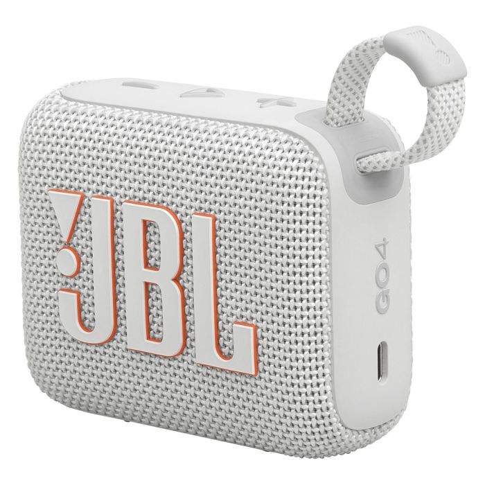 JBL GO 4 Altavoz Bluetooth Portátil 4.2W Blanco, 7h Reproducción, IP67, Bluetooth 5.3