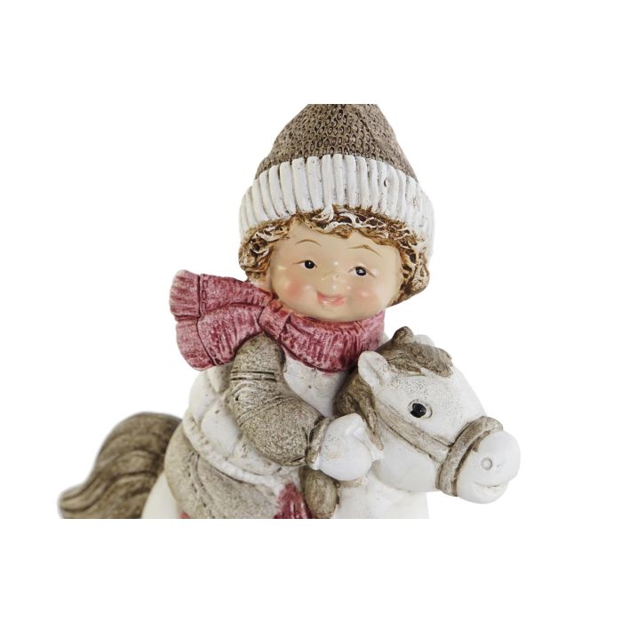 DKD Home Decor Figura Multicolor 8.8 x 4.8 x 12.5 cm (2 Unidades) 1