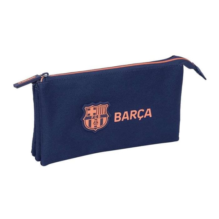 Portatodo triple f.c.barcelona 2ª equipacion 22x12x3cm 0 Portatodo triple f.c.barcelona 2ª equipacion 22x12x3cm 0